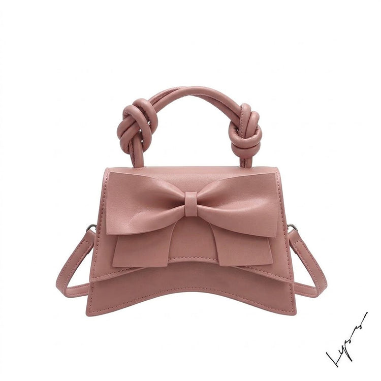 LYSS Cleo - Mini Bag con Fiocco e Nodo | Borsa a Mano Elegante con Tracolla